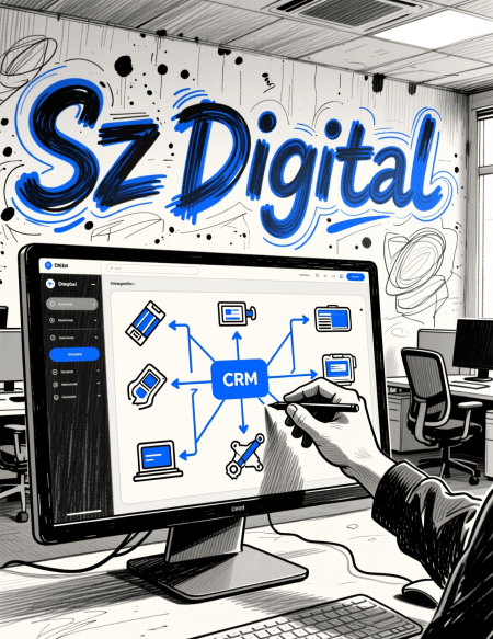 Схема интеграции CRM с сайтом, мессенджерами, 1С — SZ Digital Москва